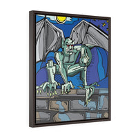Gargoyle - Framed Canvas Print