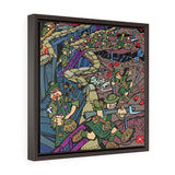 Over the Top - Framed Canvas Print