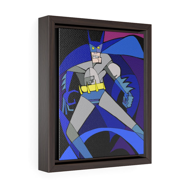 A friend of the night - Framed Canvas Print