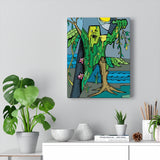 Swamp Monster - Canvas Print