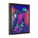 Two Headed Bird - Gandaberunda - Framed Canvas Print