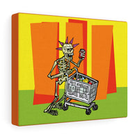Shop to Death - Canvas Print