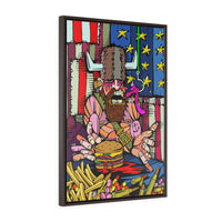 Breakfast in America - Framed Canvas Print