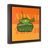 Tank Orange - Framed Canvas Print