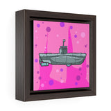 Sub Pink - Framed Canvas Print