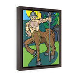 Stern Centaur - Framed Canvas Print