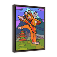 Shaolin Monk- Framed Canvas Print