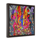 Burn the Witch - Framed Canvas Print