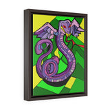 Winged Snake - Amphitere - Framed Canvas Print