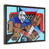 Goalie - Framed Canvas Print