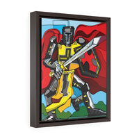 Black Knight - Framed Canvas Print