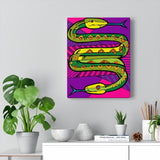 Two headed Snake - Amphisbaena - Canvas Print