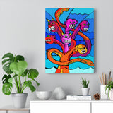 Sea Serpent - Scyllia - Canvas Print