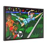 Performance within a performance - Framed Canvas Print